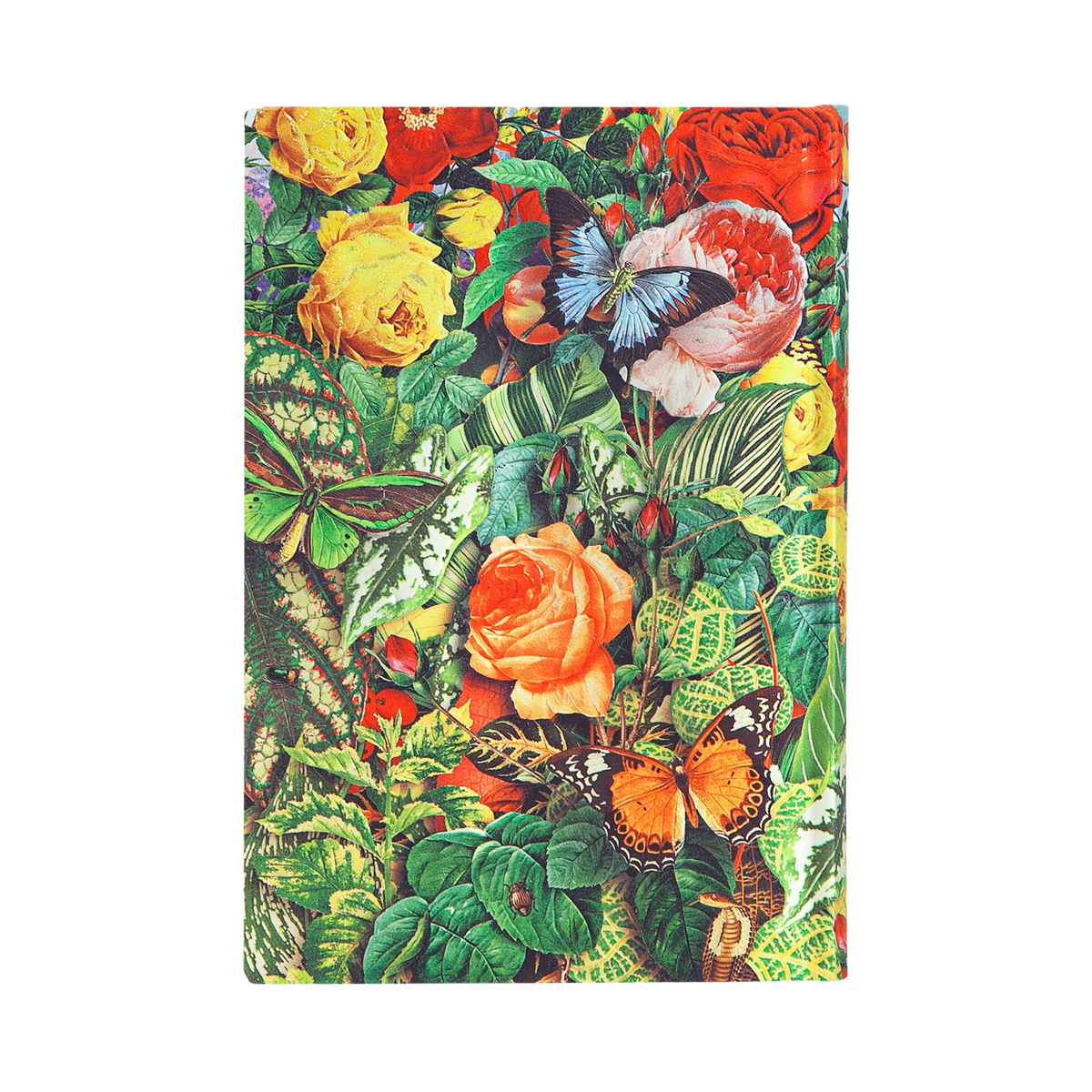 Paperblanks Butterfly Garden Mini Softback Flexi Journal – Plain, 208 Pages – back cover