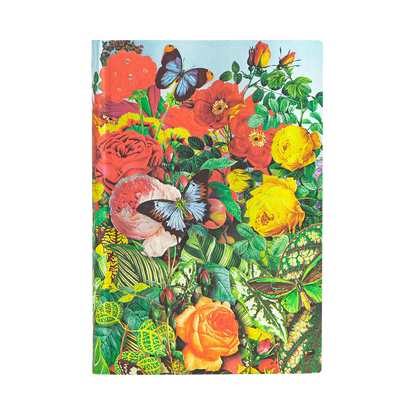 Paperblanks Butterfly Garden Mini Softback Flexi Journal – Plain, 208 Pages – front cover