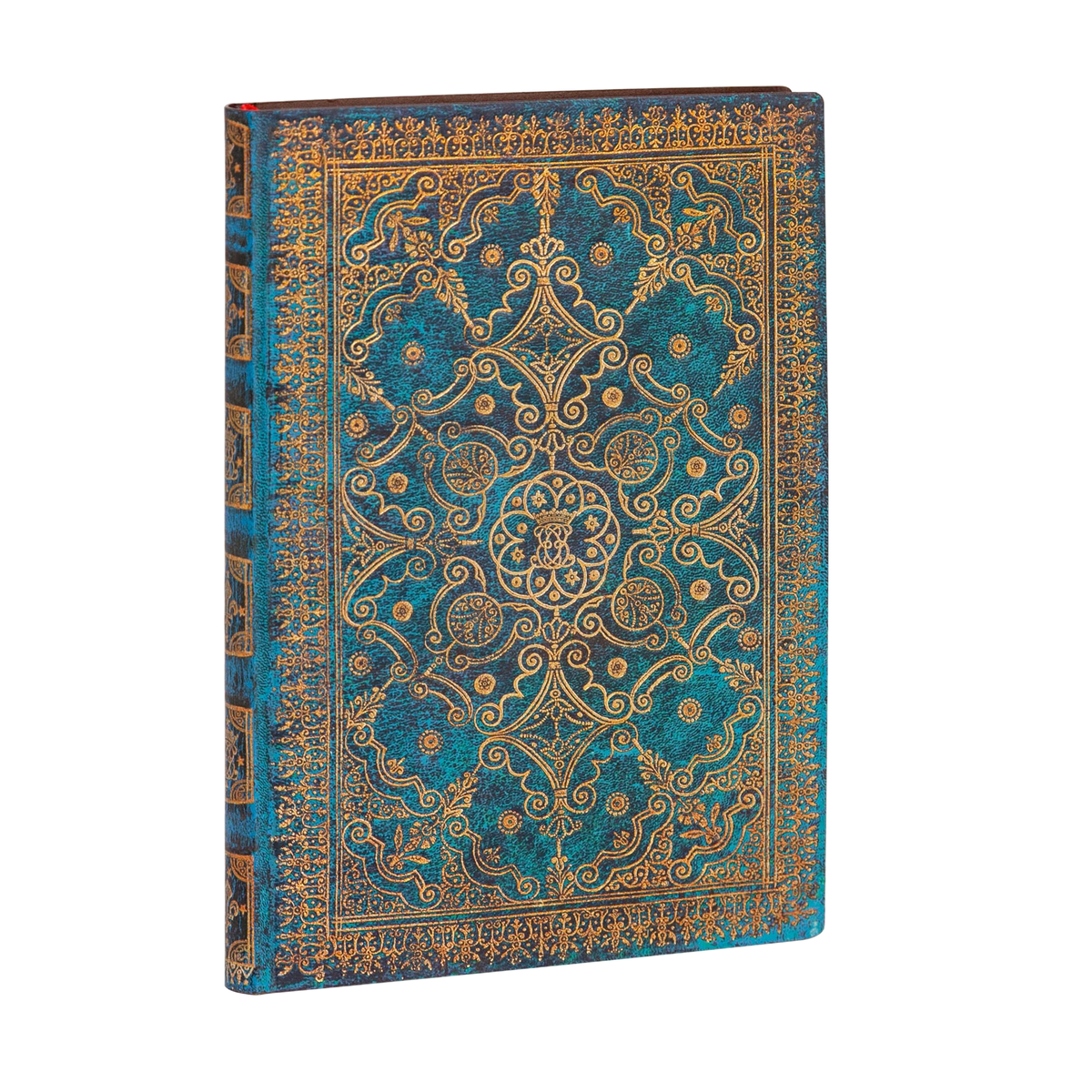 Paperblanks Azure Midi Softback Flexi Journal – Plain, 176 Pages – angled view