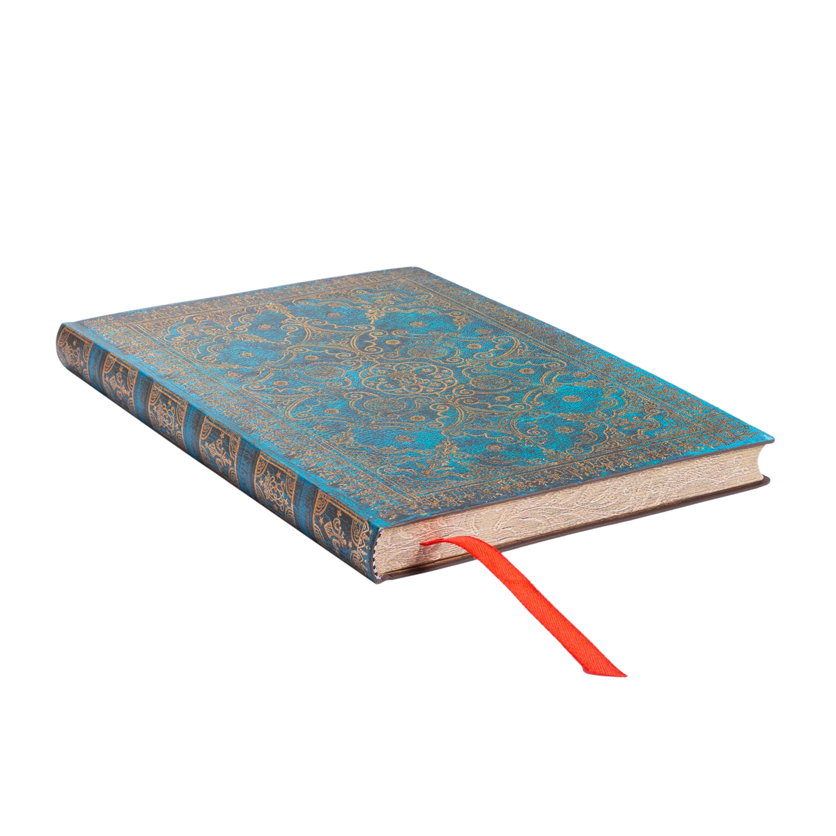 Paperblanks Azure Midi Softback Flexi Journal – Plain, 176 Pages – page edge