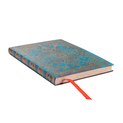 Paperblanks Azure Midi Softback Flexi Journal – Plain, 176 Pages – page edge
