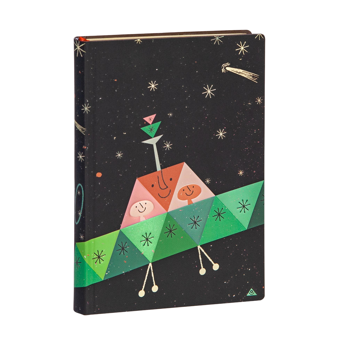 Paperblanks Higher and Higher Mini Softback Flexi Journal – Plain, 208 Pages – angled view