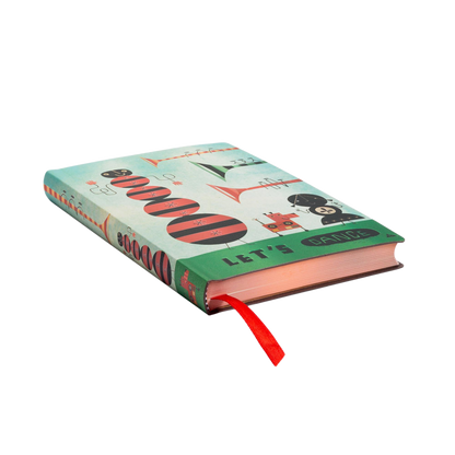 Paperblanks Sh-Boom Mini Softback Flexi Journal – Lined, 208 Pages – page edge