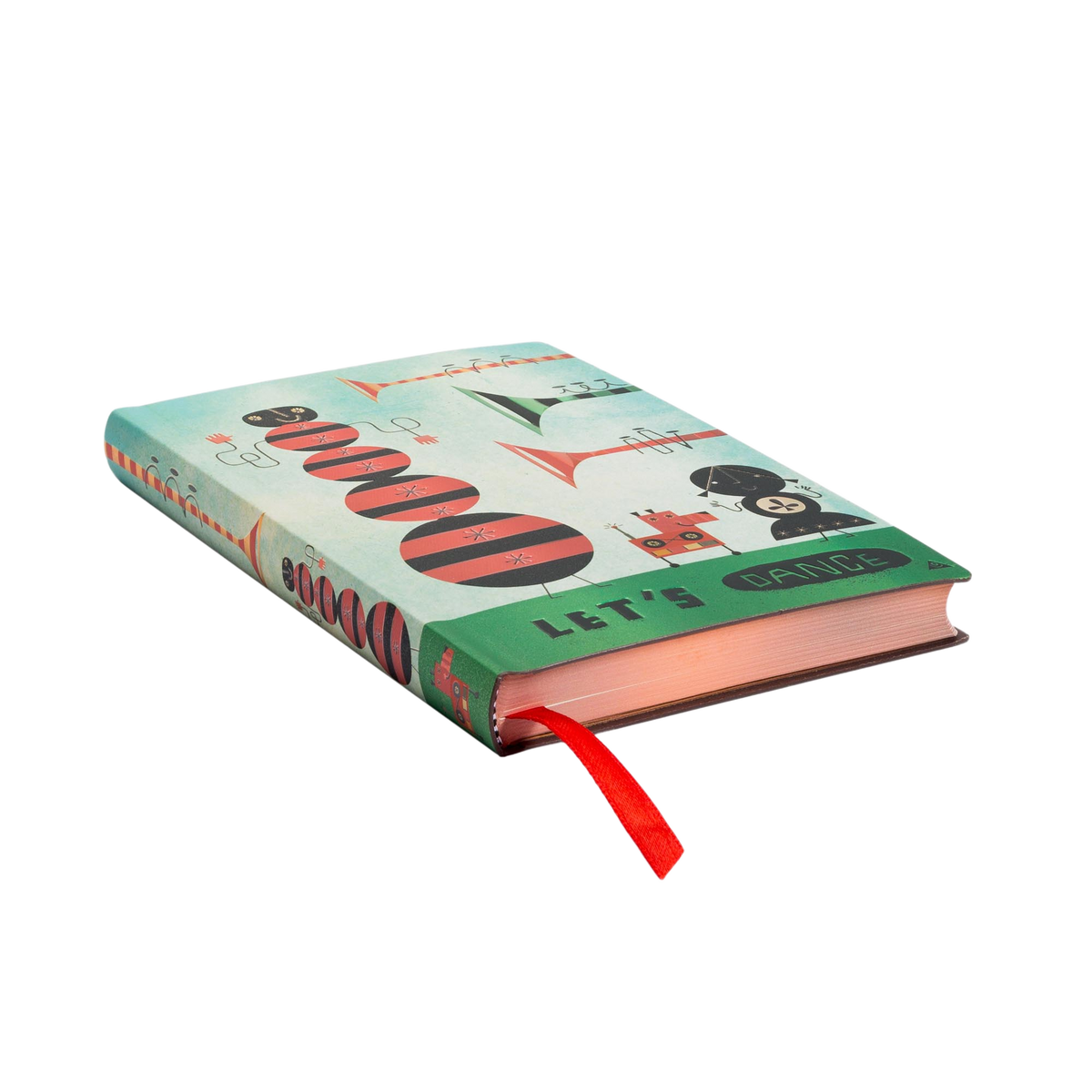 Paperblanks Sh-Boom Mini Softback Flexi Journal – Plain, 208 Pages – page edge