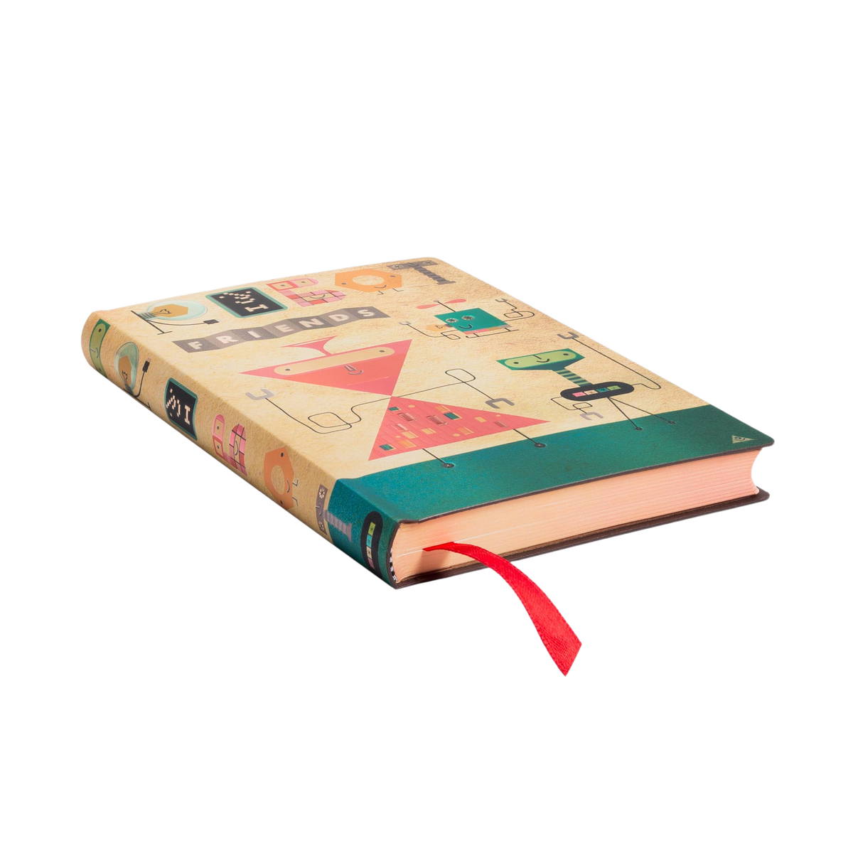 Paperblanks Come Together Mini Softback Flexi Journal – Lined, 208 Pages – page edge