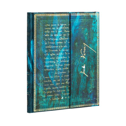 Paperblanks Verne, Twenty Thousand Leagues Ultra Hardback Journal – Lined, 144 Pages – angled view