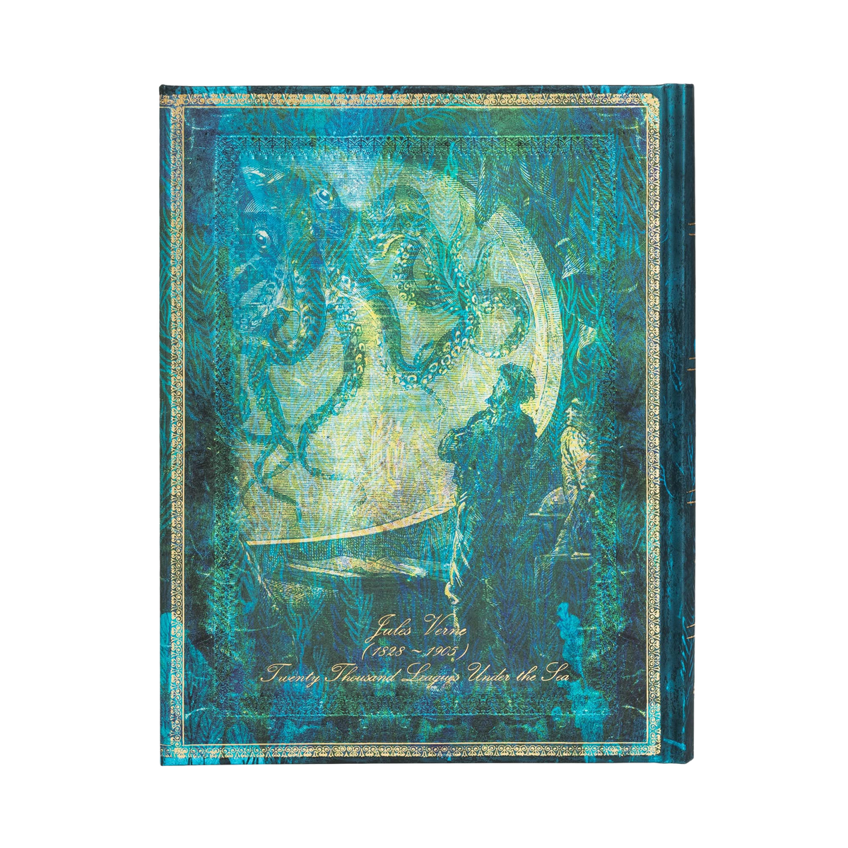 Paperblanks Verne, Twenty Thousand Leagues Ultra Hardback Journal – Lined, 144 Pages – back cover