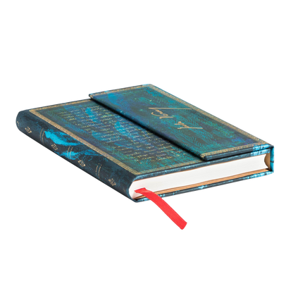 Paperblanks Verne, Twenty Thousand Leagues Mini Hardback Journal – Plain, 176 Pages – page edge