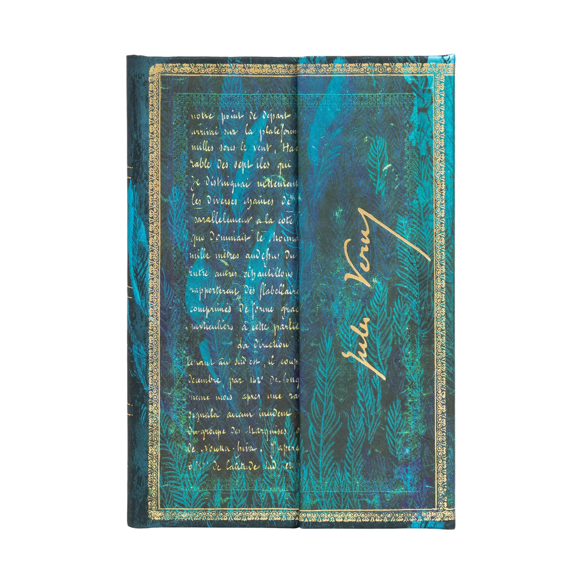 Paperblanks Verne, Twenty Thousand Leagues Mini Hardback Journal – Plain, 176 Pages – front cover