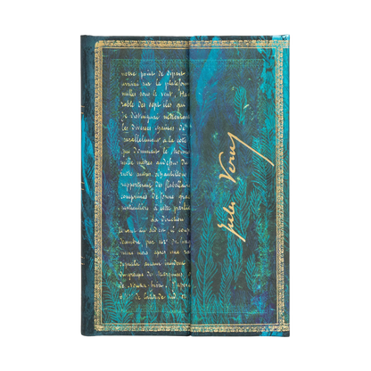 Paperblanks Verne, Twenty Thousand Leagues Mini Hardback Journal – Plain, 176 Pages – front cover