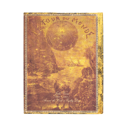 Paperblanks Verne, Around the World Ultra Hardback Journal – Lined, 144 Pages – back cover