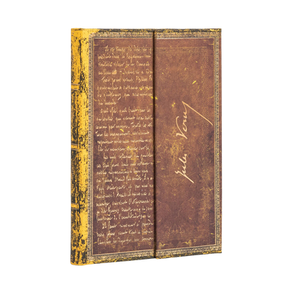Paperblanks Verne, Around the World Mini Hardback Journal – Lined, 176 Pages – angled view