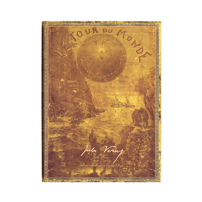 Paperblanks Verne, Around the World Manuscript Box – back view