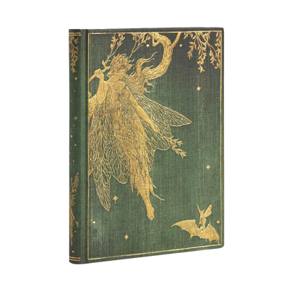 Paperblanks Olive Fairy Midi Hardback Journal – Lined, 144 Pages – angled view