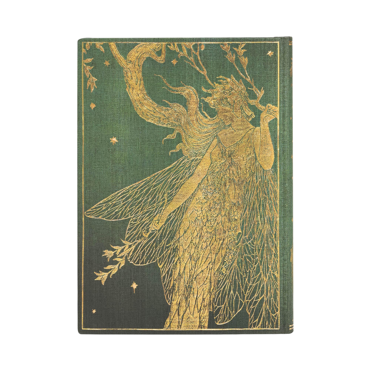 Paperblanks Olive Fairy Midi Hardback Journal – Lined, 144 Pages – back cover