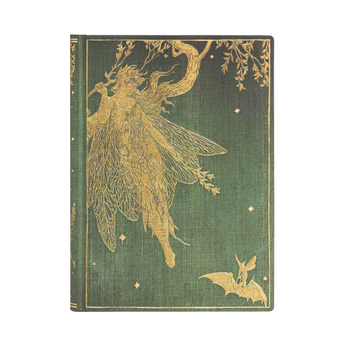 Paperblanks Olive Fairy Midi Hardback Journal – Lined, 144 Pages – front cover