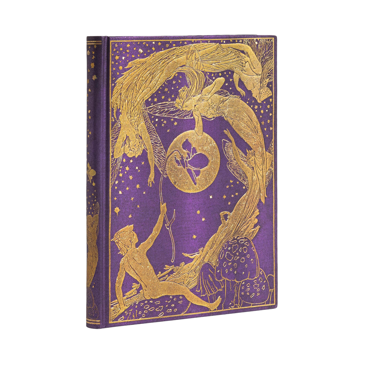Paperblanks Violet Fairy Midi Hardback Journal – Lined, 144 Pages – angled view