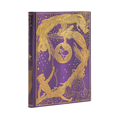 Paperblanks Violet Fairy Midi Hardback Journal – Lined, 144 Pages – angled view