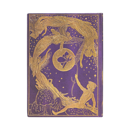 Paperblanks Violet Fairy Midi Hardback Journal – Lined, 144 Pages – back cover