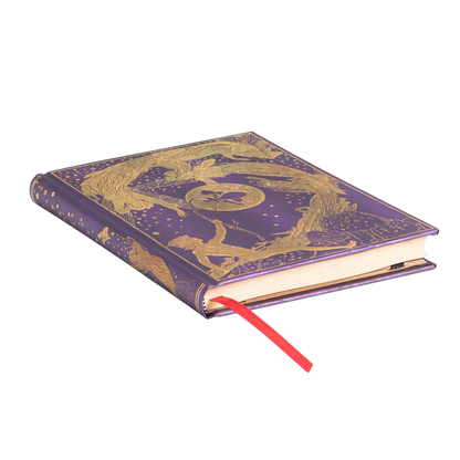 Paperblanks Violet Fairy Midi Hardback Journal – Lined, 144 Pages – page edge