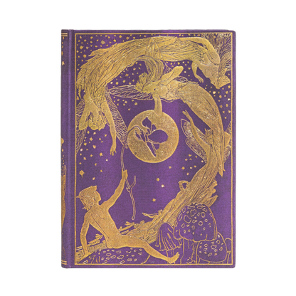 Paperblanks Violet Fairy Midi Hardback Journal – Lined, 144 Pages – front cover