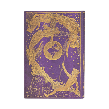 Paperblanks Violet Fairy Mini Hardback Journal – Plain, 176 Pages – back cover
