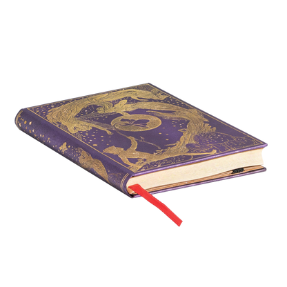 Paperblanks Violet Fairy Mini Hardback Journal – Plain, 176 Pages – page edge