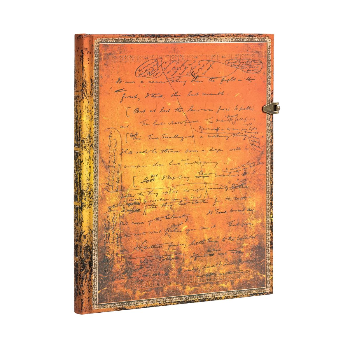 Paperblanks H.G. Wells’ 75th Anniversary Ultra Hardback Journal – Plain, 144 Pages – angled view