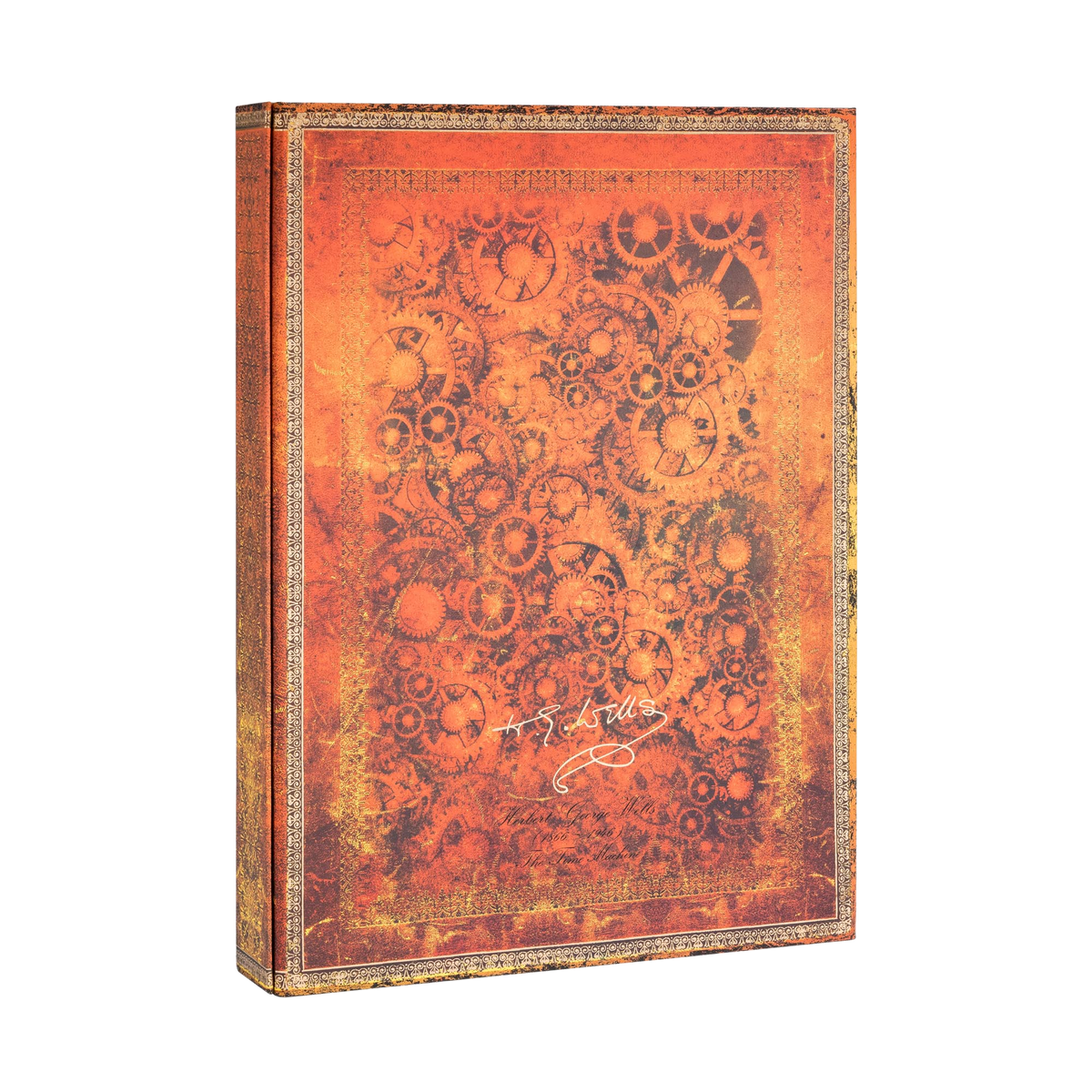 Paperblanks H.G. Wells’ 75th Anniversary Manuscript Box – angled view