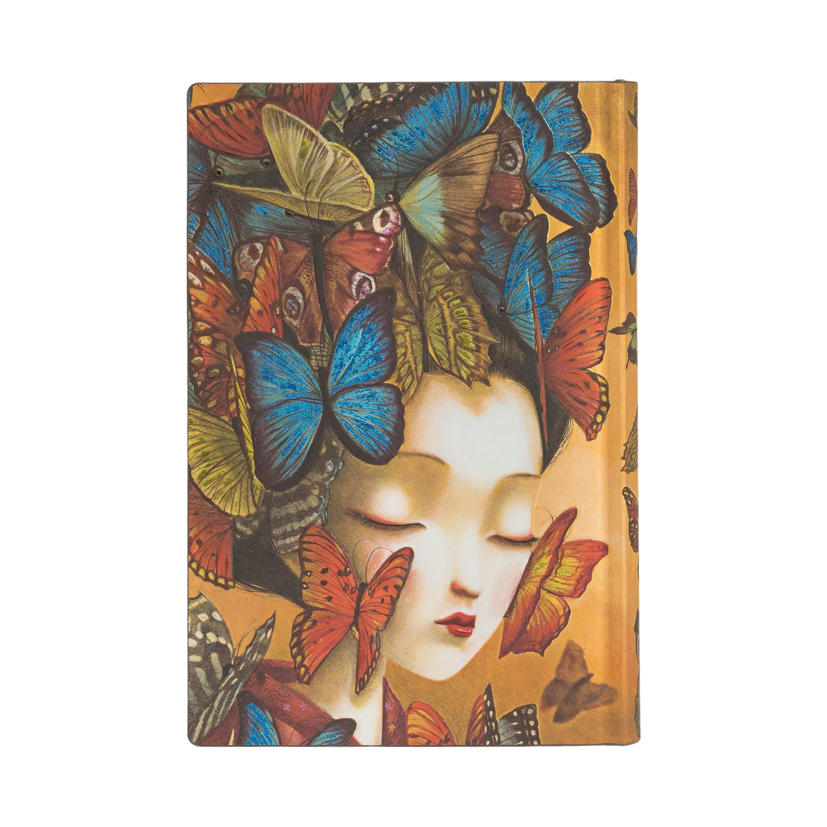 Paperblanks Madame Butterfly Mini Softback Flexi Journal – Lined, 208 Pages – back cover