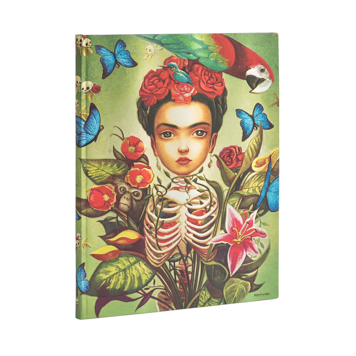Paperblanks Esprit de Lacombe Ultra Softback Flexi Journal – Lined, 176 Pages – angled view