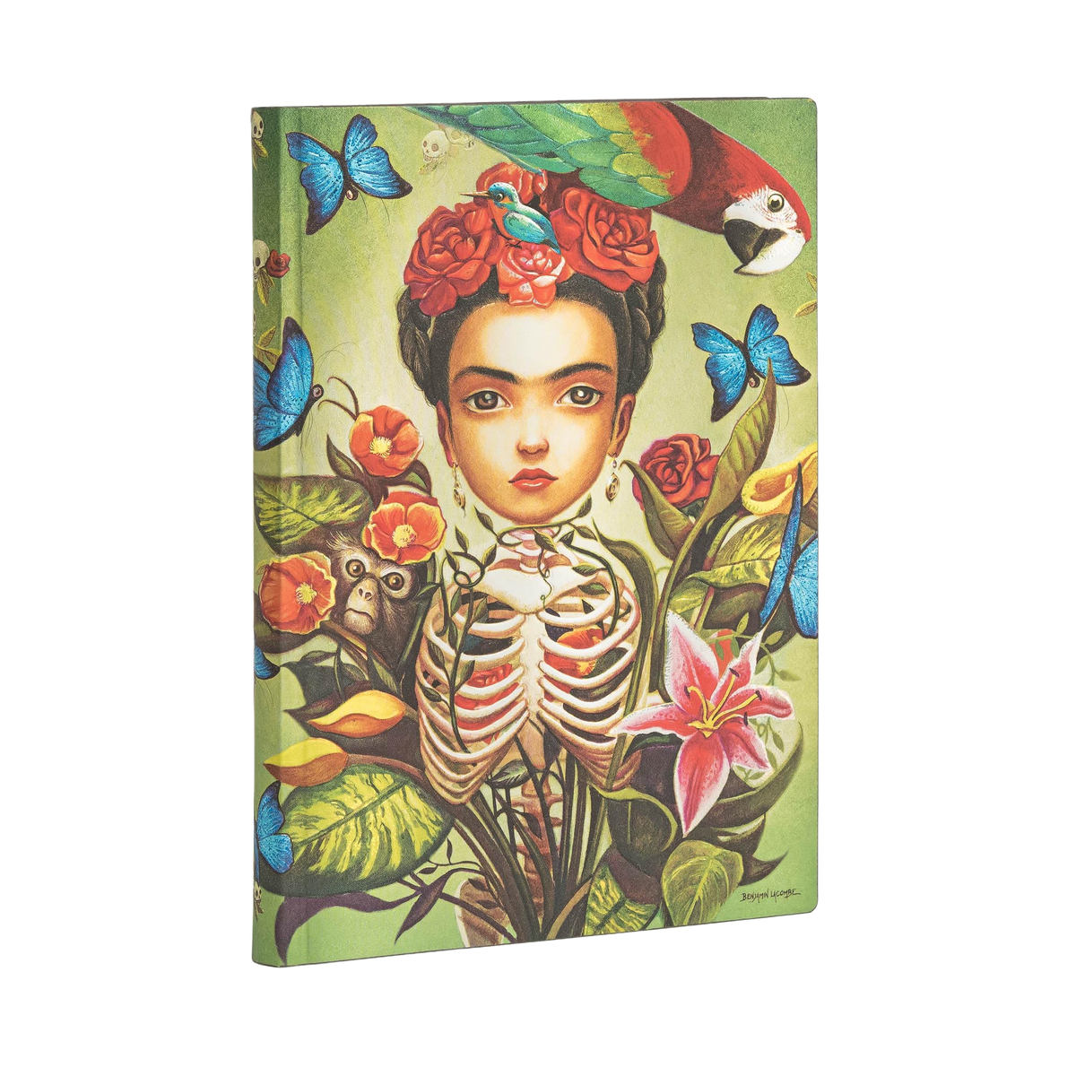 Paperblanks Esprit de Lacombe Midi Softback Flexi Journal – Lined, 176 Pages – angled view