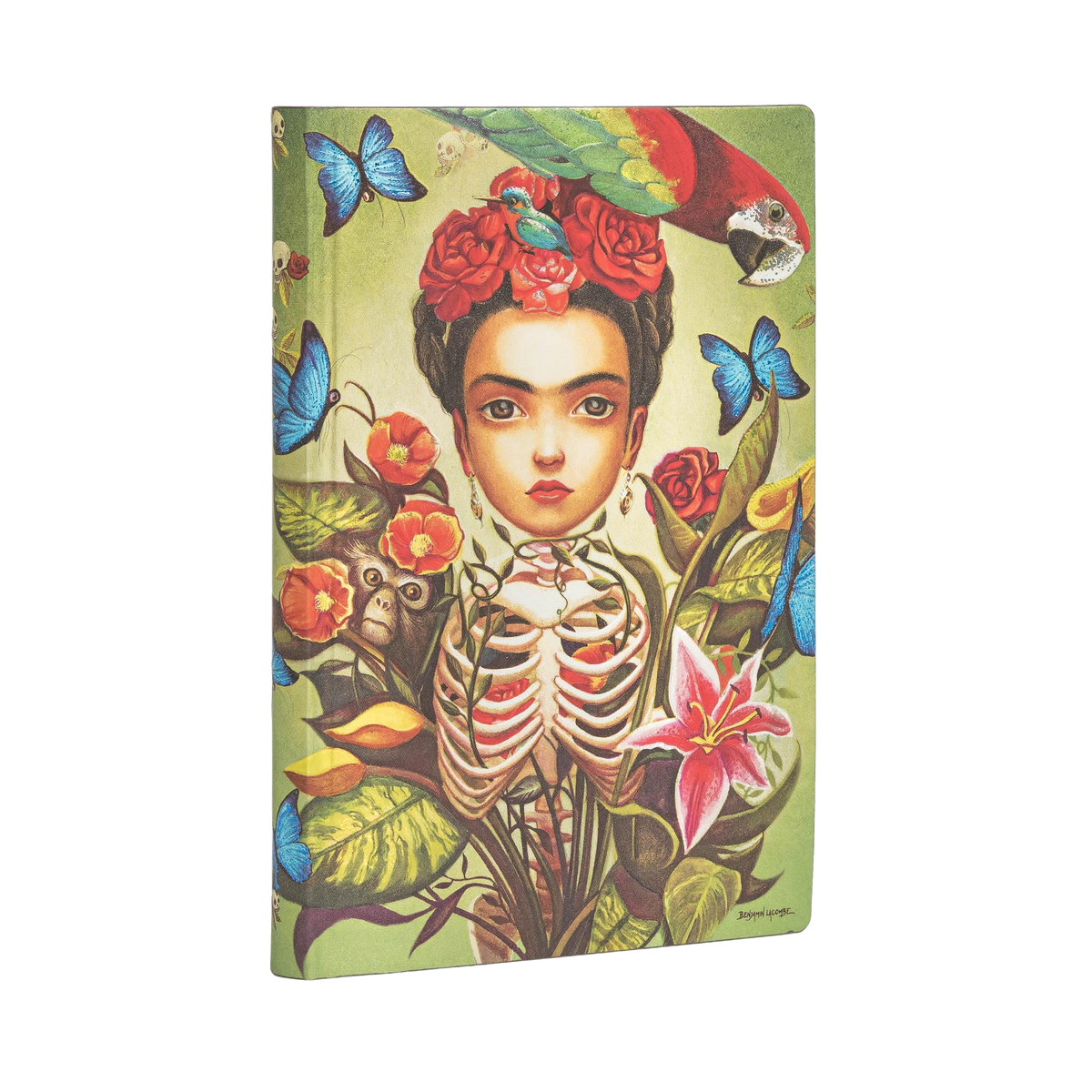 Paperblanks Esprit de Lacombe Mini Softback Flexi Journal – Lined, 208 Pages – angled view