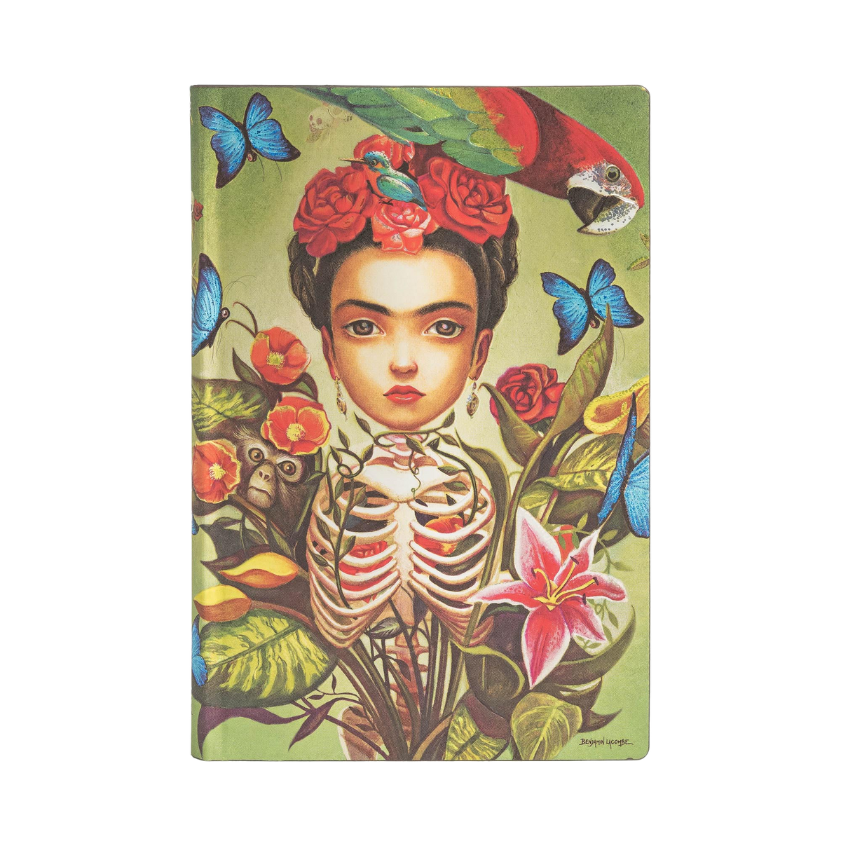 Paperblanks Esprit de Lacombe Mini Softback Flexi Journal – Lined, 208 Pages – front cover