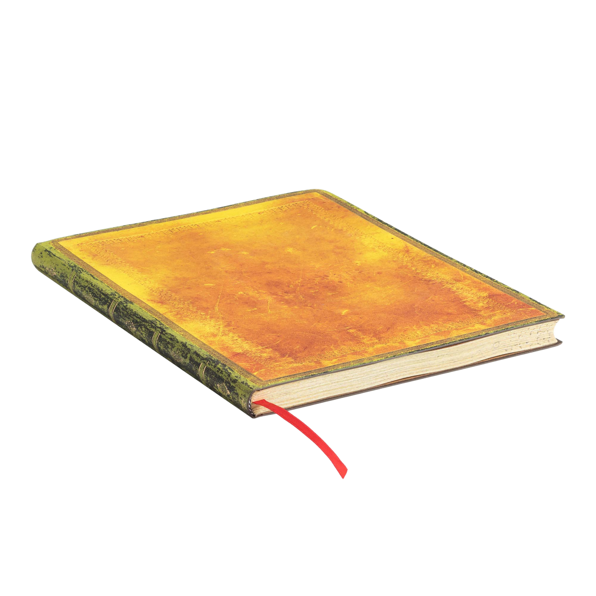 Paperblanks Ochre Ultra Softback Flexi Journal – Lined, 176 Pages – page edge