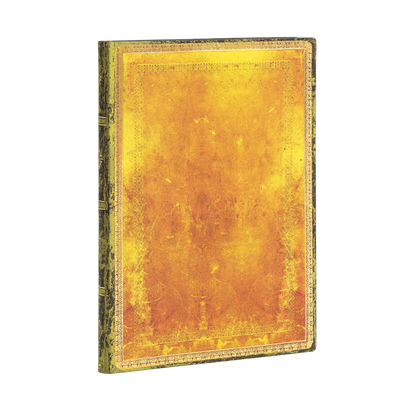 Paperblanks Ochre Midi Softback Flexi Journal – Lined, 176 Pages – angled view