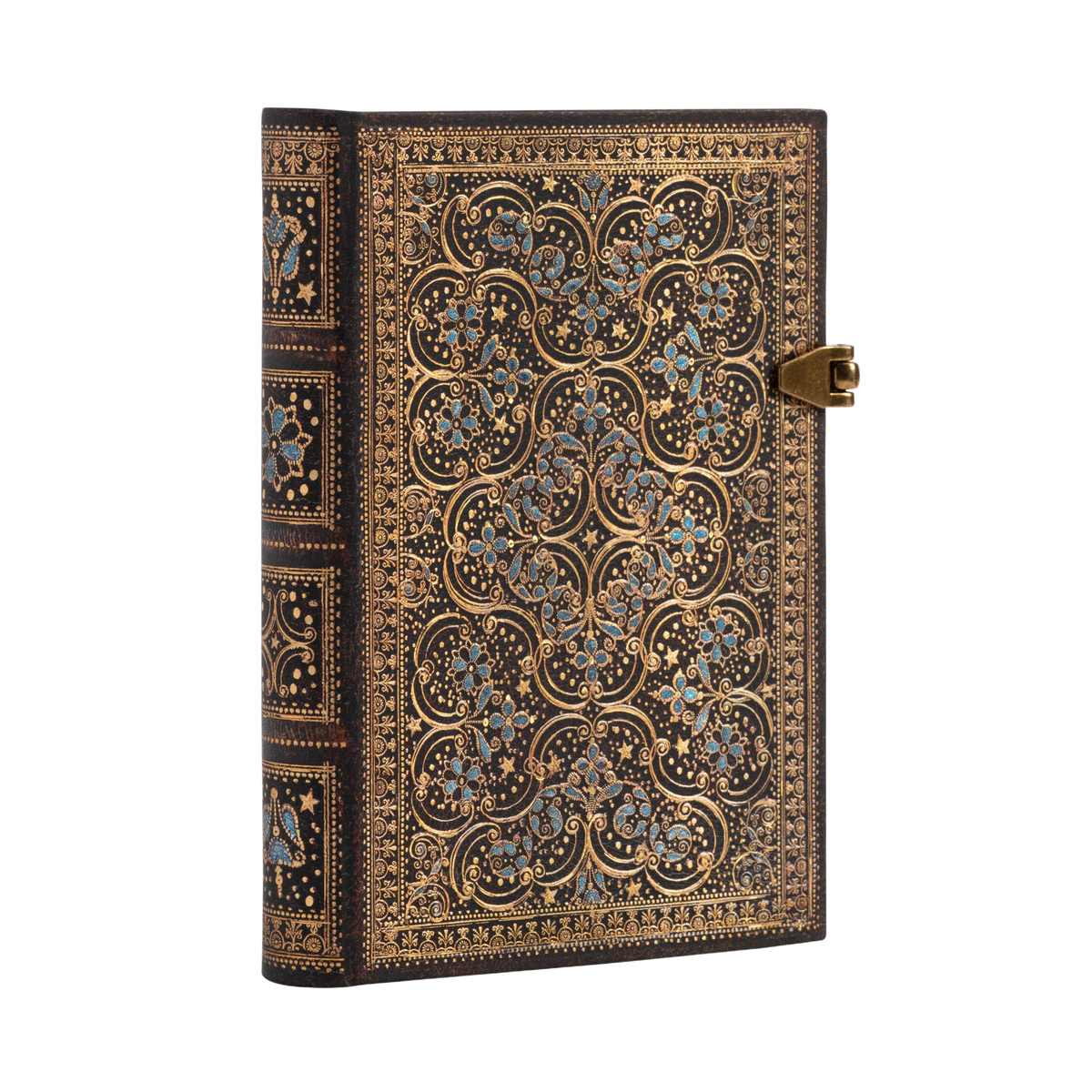 Paperblanks Restoration Mini Hardback Journal – Lined, 240 Pages – angled view