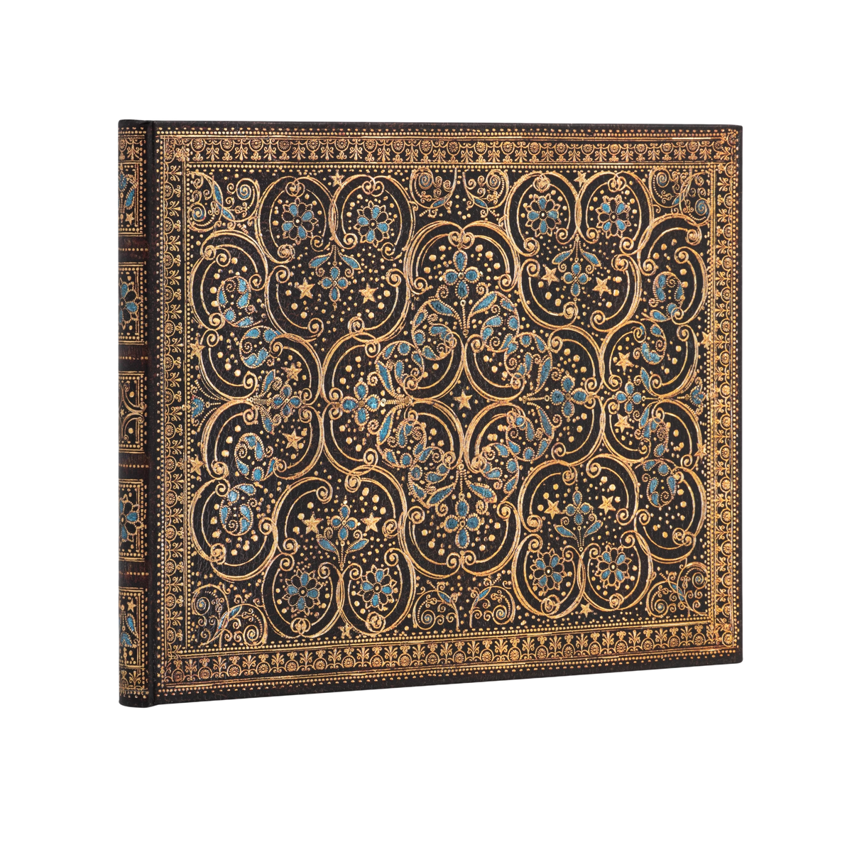 Paperblanks Restoration Hardback Guest Book – Plain, 144 Pages – angled view