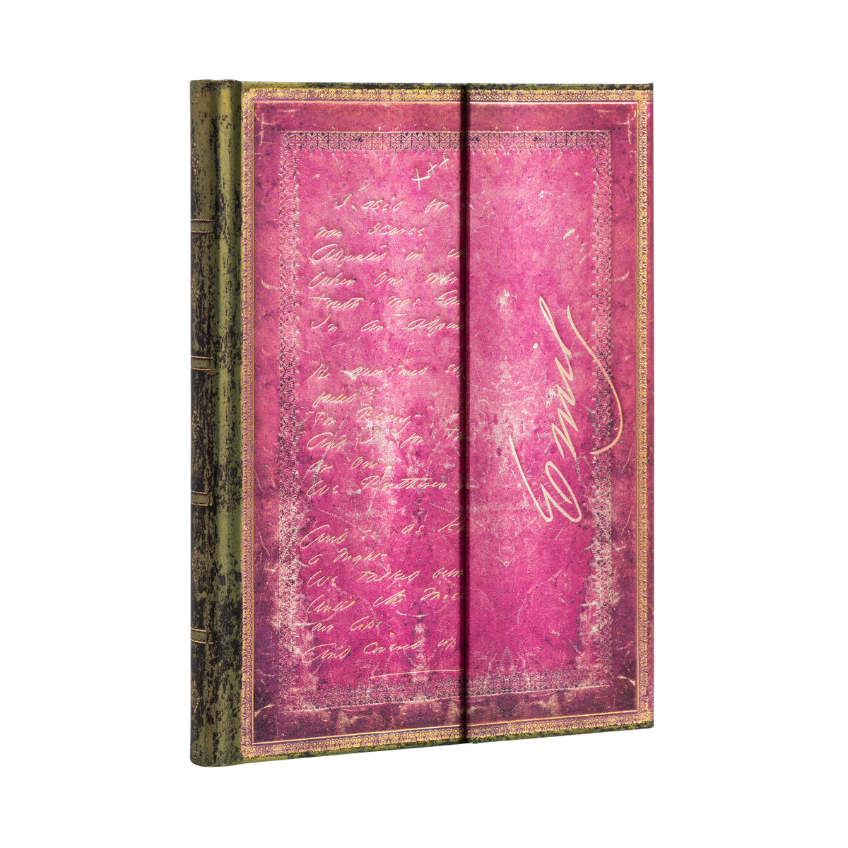 Paperblanks Emily Dickinson, I Died for Beauty Ultra Hardback Journal – Plain, 144 Pages – angled view