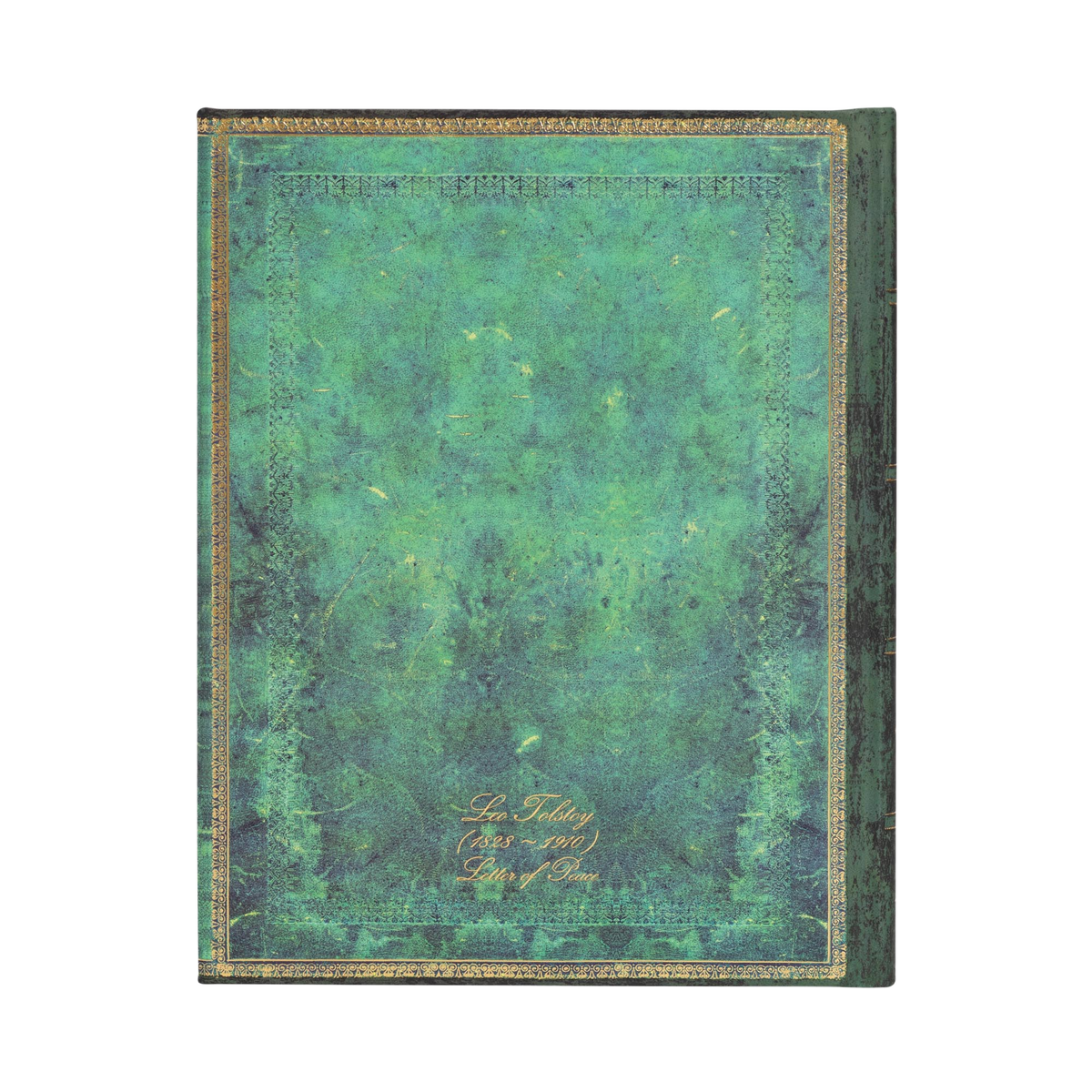 Paperblanks Tolstoy, Letter of Peace Ultra Hardback Journal – Lined, 144 Pages – back cover
