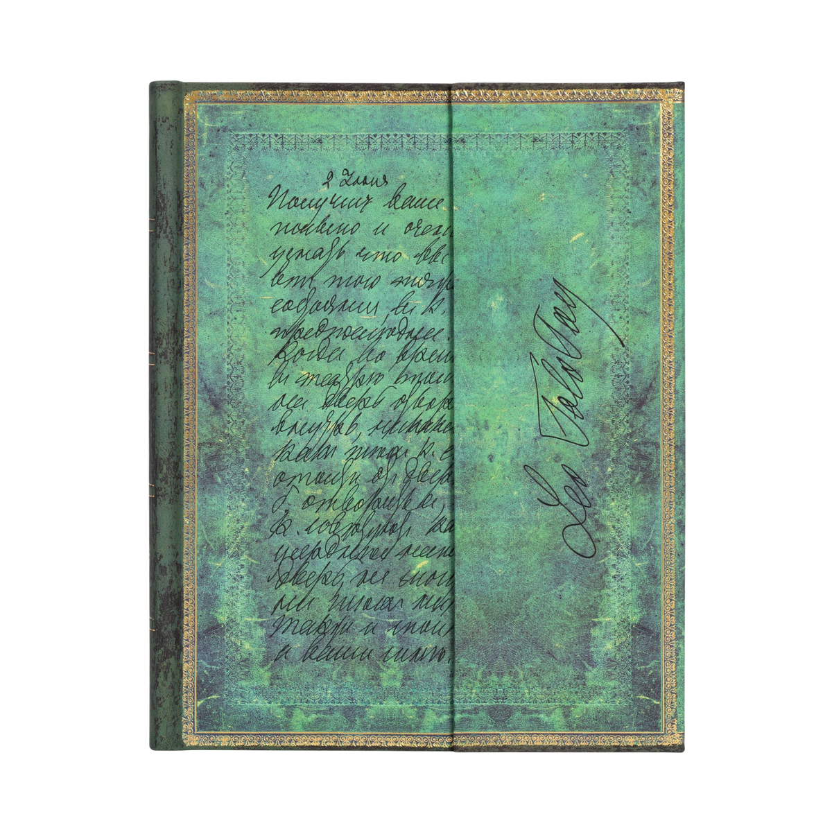 Paperblanks Tolstoy, Letter of Peace Ultra Hardback Journal – Lined, 144 Pages – front cover