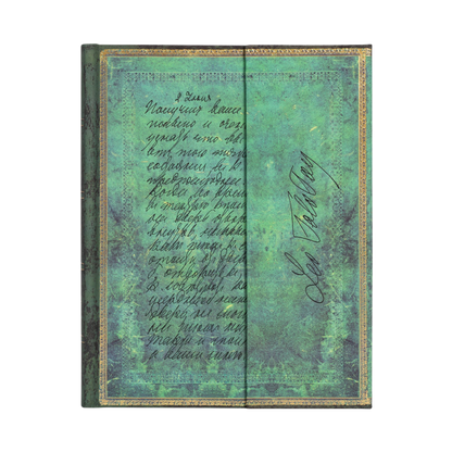 Paperblanks Tolstoy, Letter of Peace Ultra Hardback Journal – Lined, 144 Pages – front cover
