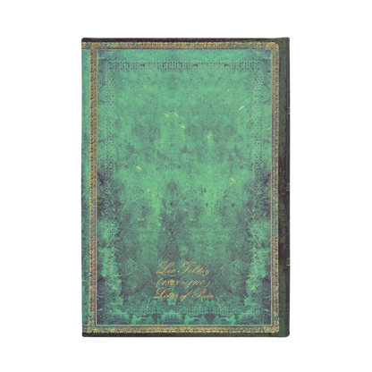 Paperblanks Tolstoy, Letter of Peace Mini Hardback Journal – Lined, 176 Pages – back cover