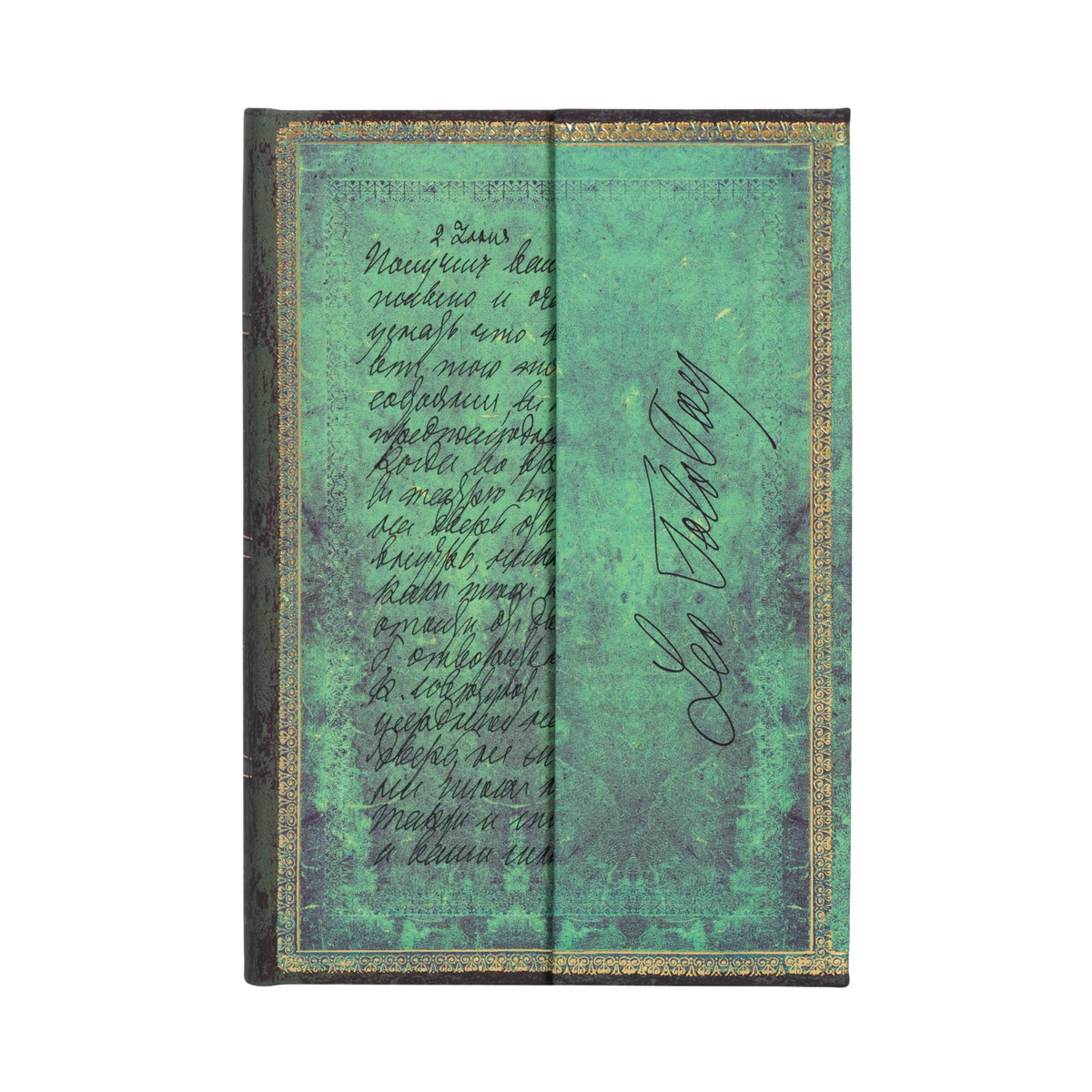 Paperblanks Tolstoy, Letter of Peace Mini Hardback Journal – Lined, 176 Pages – front cover