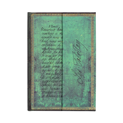 Paperblanks Tolstoy, Letter of Peace Mini Hardback Journal – Lined, 176 Pages – front cover