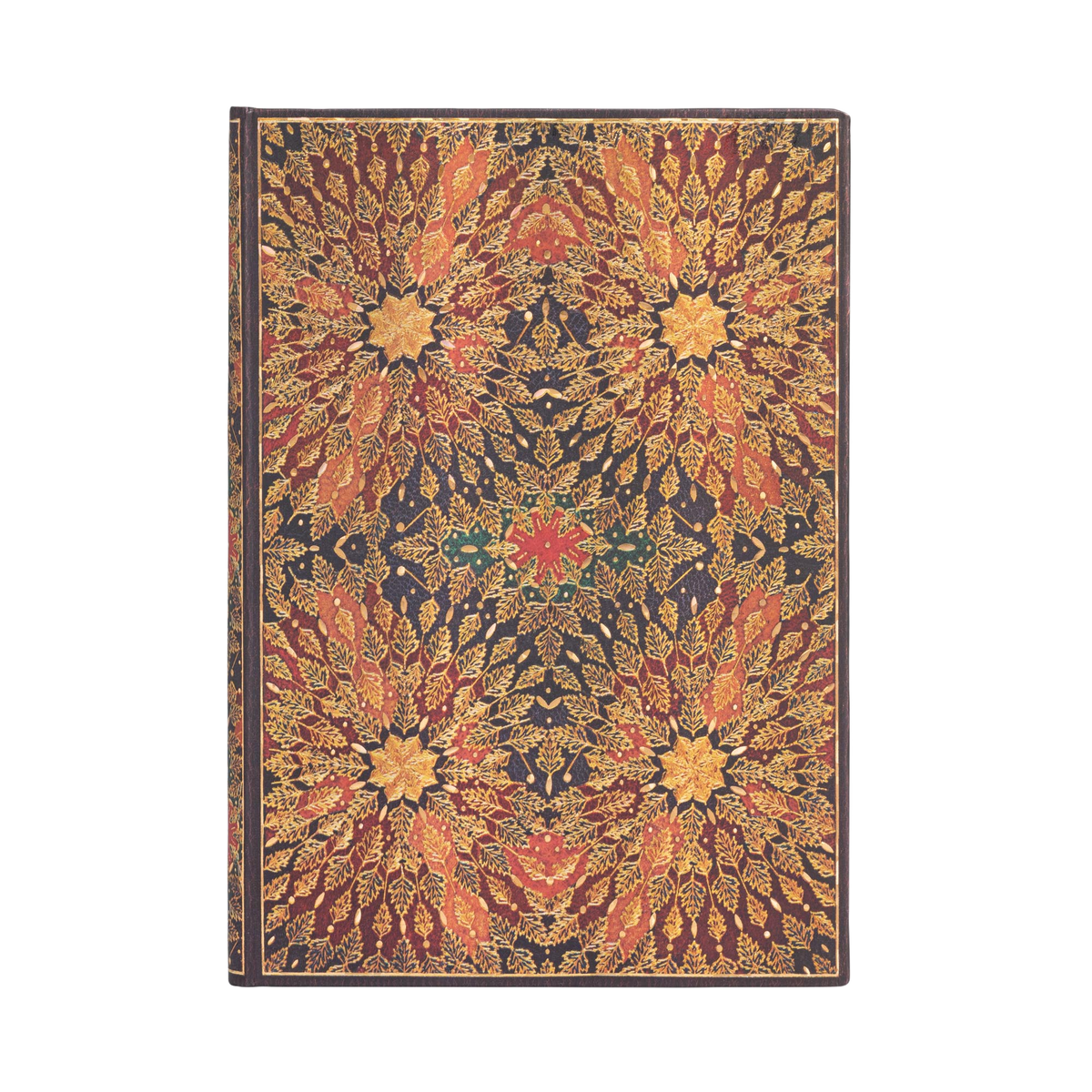 Paperblanks Fire Flowers Midi Hardback Address Book – 144 Pages – front cover