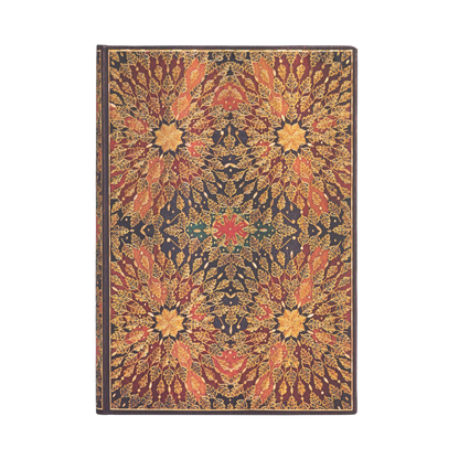 Paperblanks Fire Flowers Midi Hardback Address Book – 144 Pages – front cover