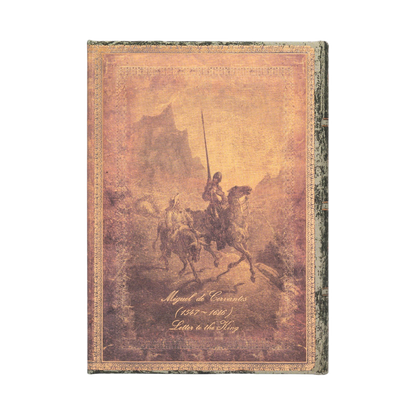 Paperblanks Cervantes, Letter to the King Midi Hardback Journal – Lined, 144 Pages – back cover