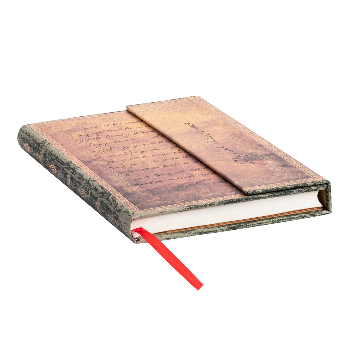 Paperblanks Cervantes, Letter to the King Midi Hardback Journal – Lined, 144 Pages – page edge
