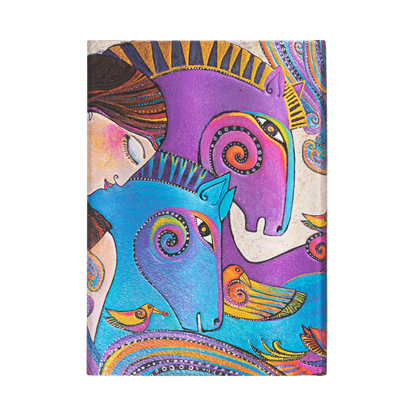Paperblanks Maria and Mares Midi Hardback Journal – Lined, 144 Pages – back cover